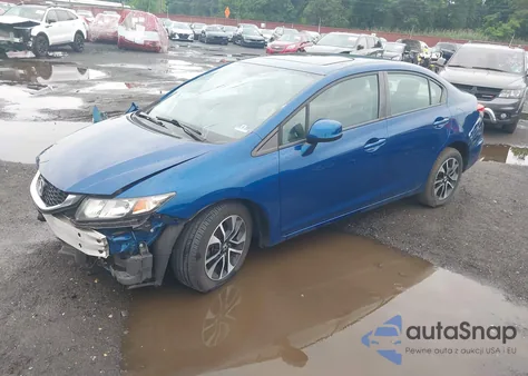 2013 Honda Civic Ex-L из США, поврежденный, VIN 2HGFB2F95DH540792